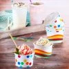 King Zak Paper Ice Cream Cup<br />Size Options: 8oz Ice Cream Cups And 6oz Ice Cone Cup Portion Cups 2 King Zak Paper Ice Cream CupSize Options: 8oz Ice Cream Cups And 6oz Ice Cone Cup Portion Cups